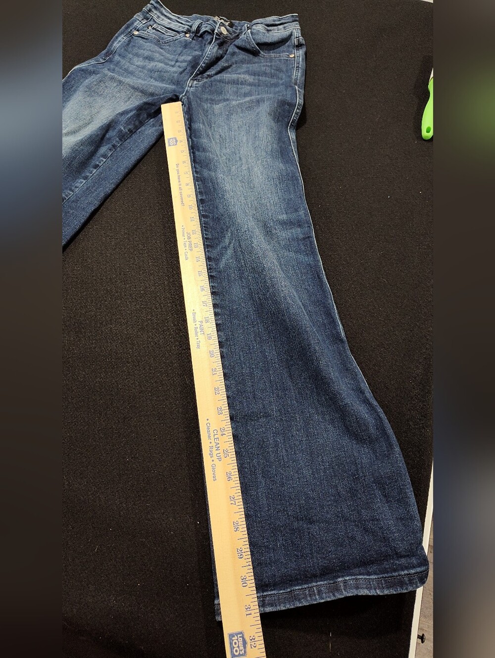 Judy Blue Straight Leg Blue Jeans Women’s 9/29 Dark Wash High Rise - JB88861 DK - Picture 13 of 13